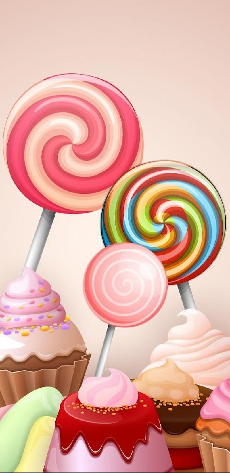 Yummy Candy 1, girly, lollipops, pink, pretty, sweet, HD phone wallpaper |  Peakpx