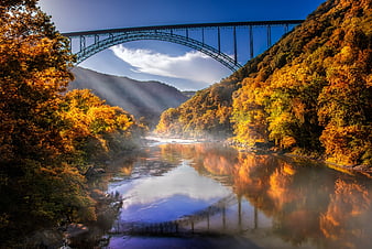 New River Bridge, bridge, west virginia, HD wallpaper | Peakpx