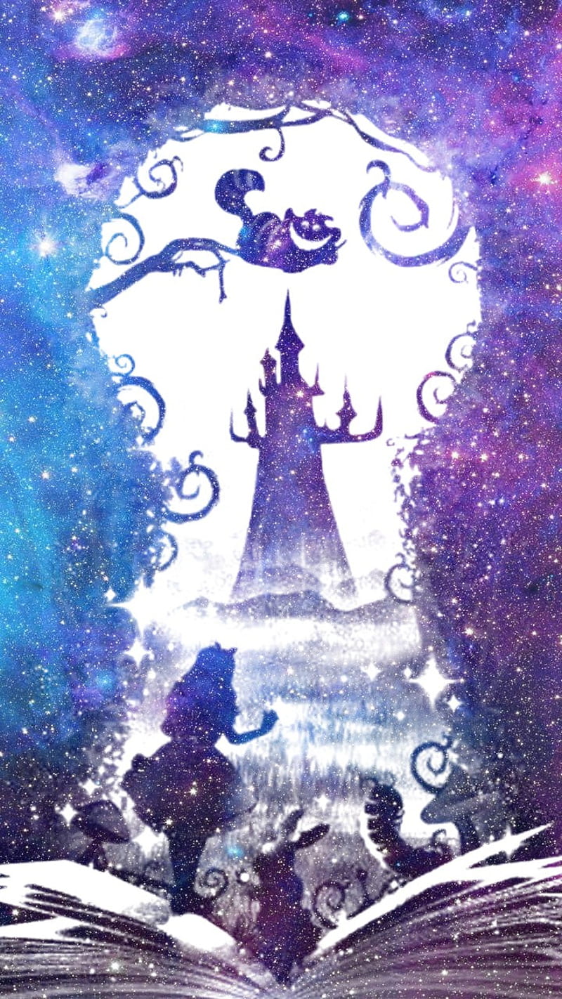 Wonderland, alice, dream, purple, HD phone wallpaper | Peakpx