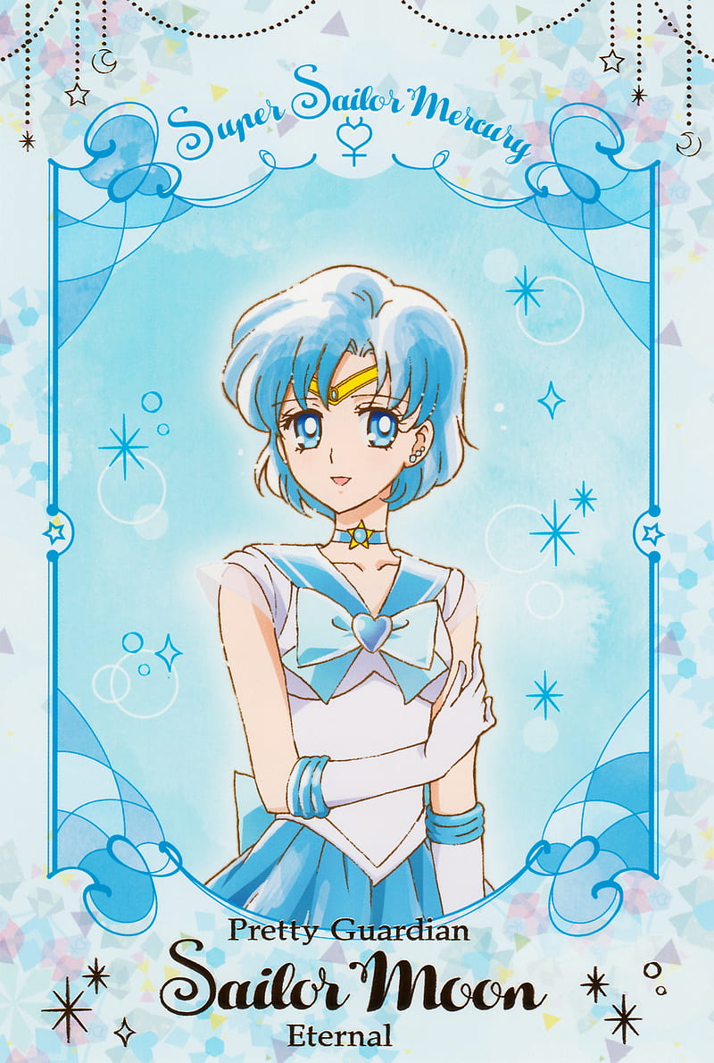 Sailor Moon Eternal , ami mizuno, sailor moon, sailor moon crystal, sailor moon eternal, super sailor mercury, HD phone wallpaper