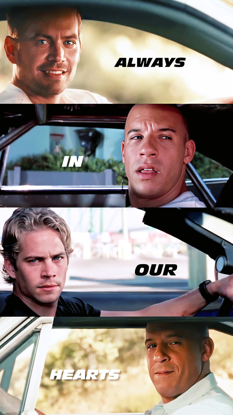 Fast and Furious , brother, dominic toretto, paul walker, see you again, vin diesel, HD phone wallpaper