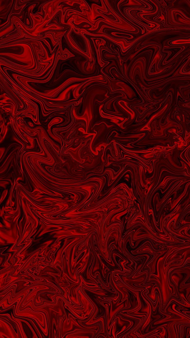 Liquid Red, patterns, HD phone wallpaper