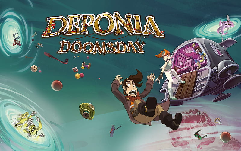 Video Game, Deponia Doomsday, Angus McChronicle, Deponia, Goal (Deponia), Rufus (Deponia), HD wallpaper