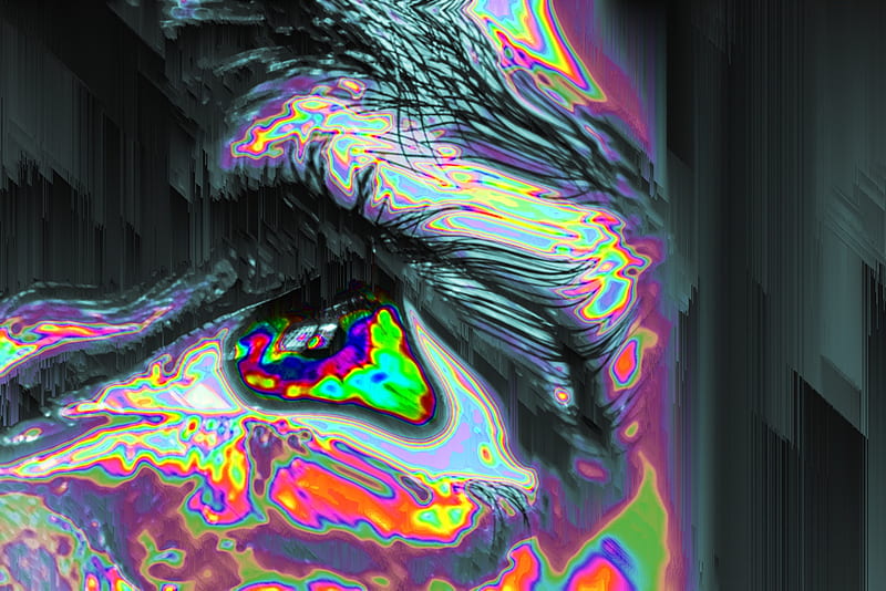 Cyber Eye, acid, art, artwork, color, digital, psicodelia, trippy, HD wallpaper