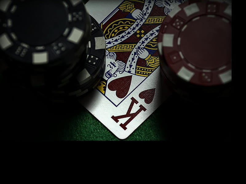 King Of Hearts, king, poker, casino, corazones, HD wallpaper