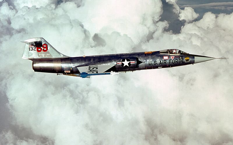 Military, Lockheed F 104 Starfighter, Jet Fighters, HD wallpaper