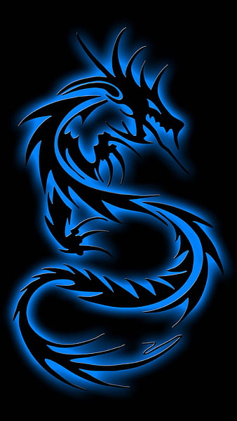 Kali linux, electric blue, computer, neon, dragon, HD wallpaper | Peakpx