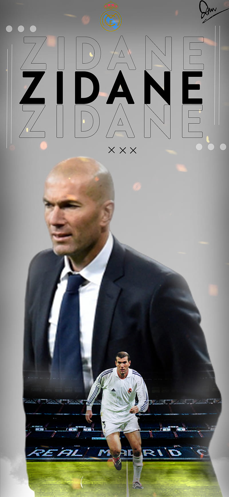 Zidane, coach, football, laliga, losblancos, madrid, real madrid, rmcf, zizou, HD phone wallpaper