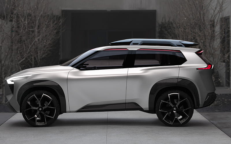 Nissan Xmotion Concept, 2018 side view, luxury SUV, cars of the future, Nissan, HD wallpaper