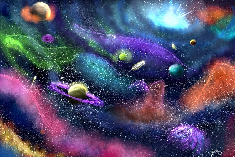 Universe, Space, Planet, Sci Fi, HD wallpaper