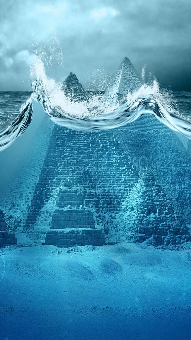 Diluvio Egipto, water, egipto, HD phone wallpaper