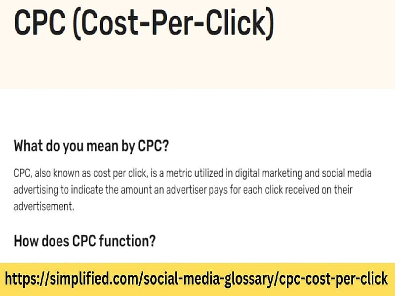 Understanding the Meaning of CPC (Cost Per Click): A Comprehensive Guide by Simplified, Cost-Per-Click, what is cpc, what is cpc in social media marketing, CPC, HD wallpaper