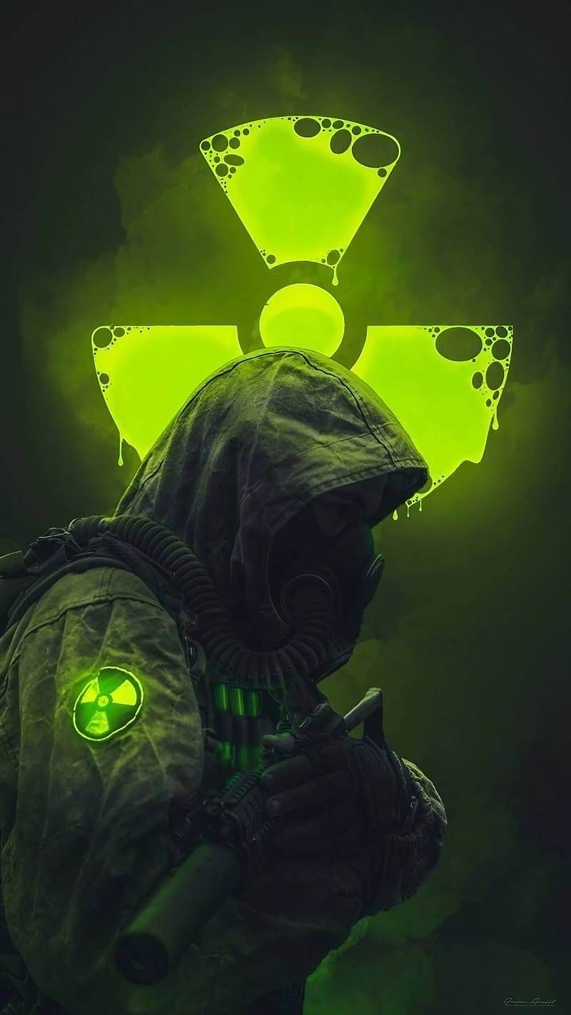 Ff Dangerous, Radiation Toxic Symbol Background, radiation toxic symbol, HD phone wallpaper