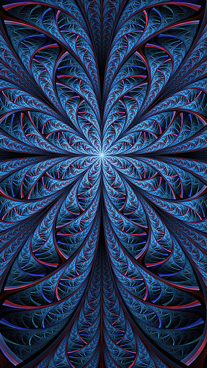Night hawk blue spiral , abstract, gradient, dark, digital art, HD phone wallpaper