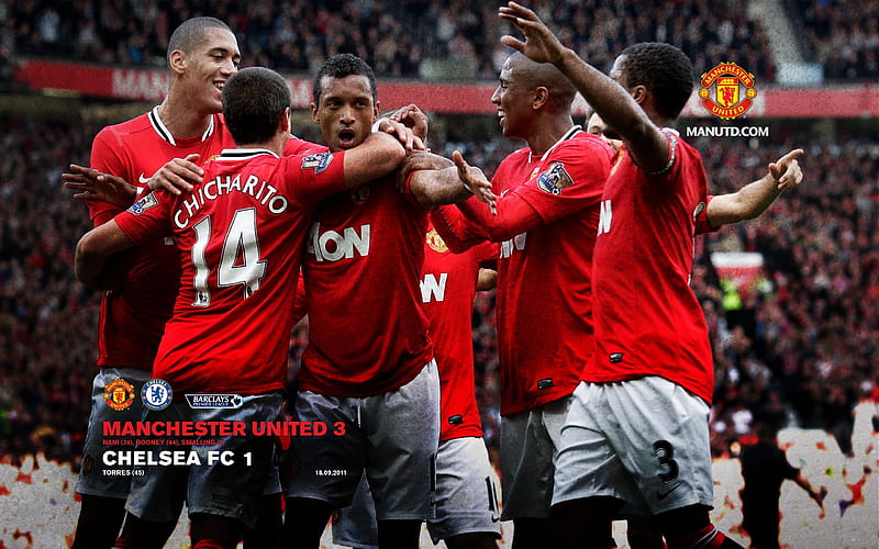 Chelsea 1 Manchester United 3-Star-Premier League matches in 2011, HD wallpaper