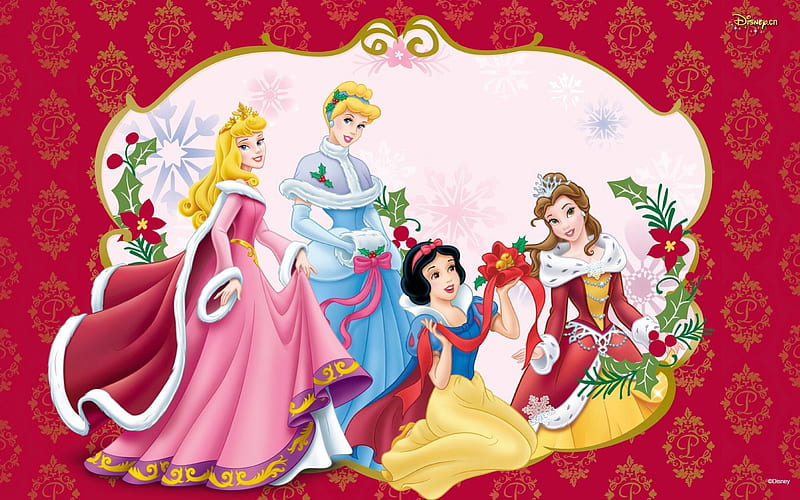 Disney navidad, princesas, fantasía, navidad, disney, Fondo de pantalla HD  | Peakpx
