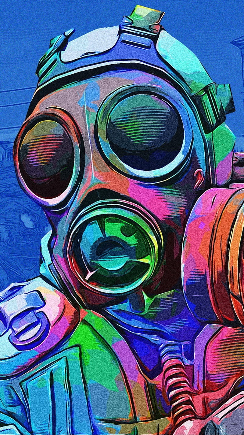 CSGO Toxic blue, blue, csgo, game, toxic, HD phone wallpaper