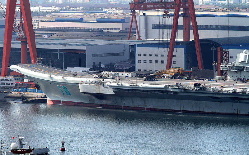 Chinese aircraft carrier 16th graphy 08, HD wallpaper