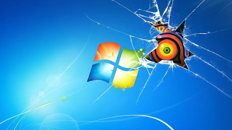 Windows 7 Majora's Mask, Zelda, force, hyrule, tri, Link, twilight, princess, HD wallpaper
