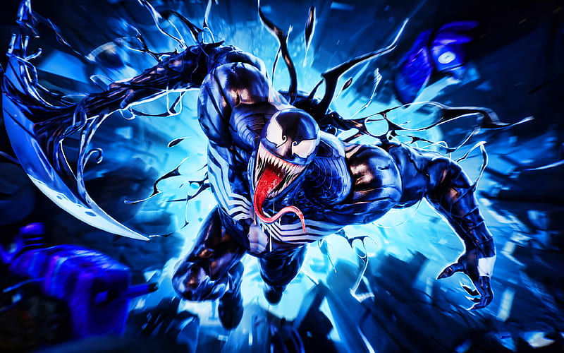 Venom Skin artwork, Fortnite Battle Royale, monsters, Fortnite characters, Venom, Fortnite, Venom Fortnite, HD wallpaper