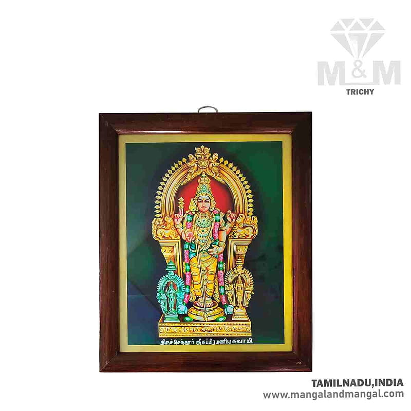Handicraft Lord Tiruchendur Subramaniya Swamy for Pooja and Wall / Lord Murugar - M&M, Thiruchendur Murugan, HD phone wallpaper