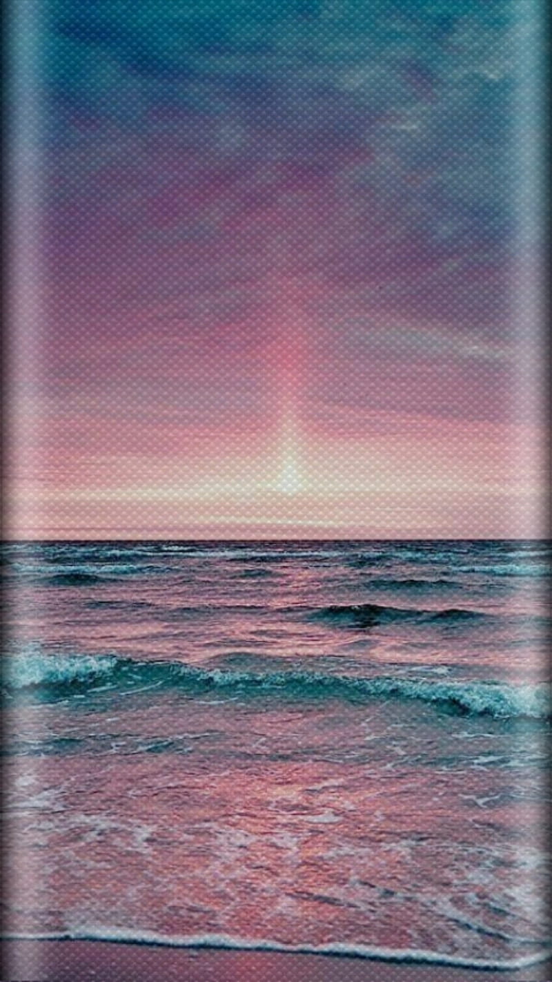 Edge of the Ocean, 3d, acid, bonito, bright, colorful, dream, earth, god, heaven, nature, sky, space, stars, trip, HD phone wallpaper