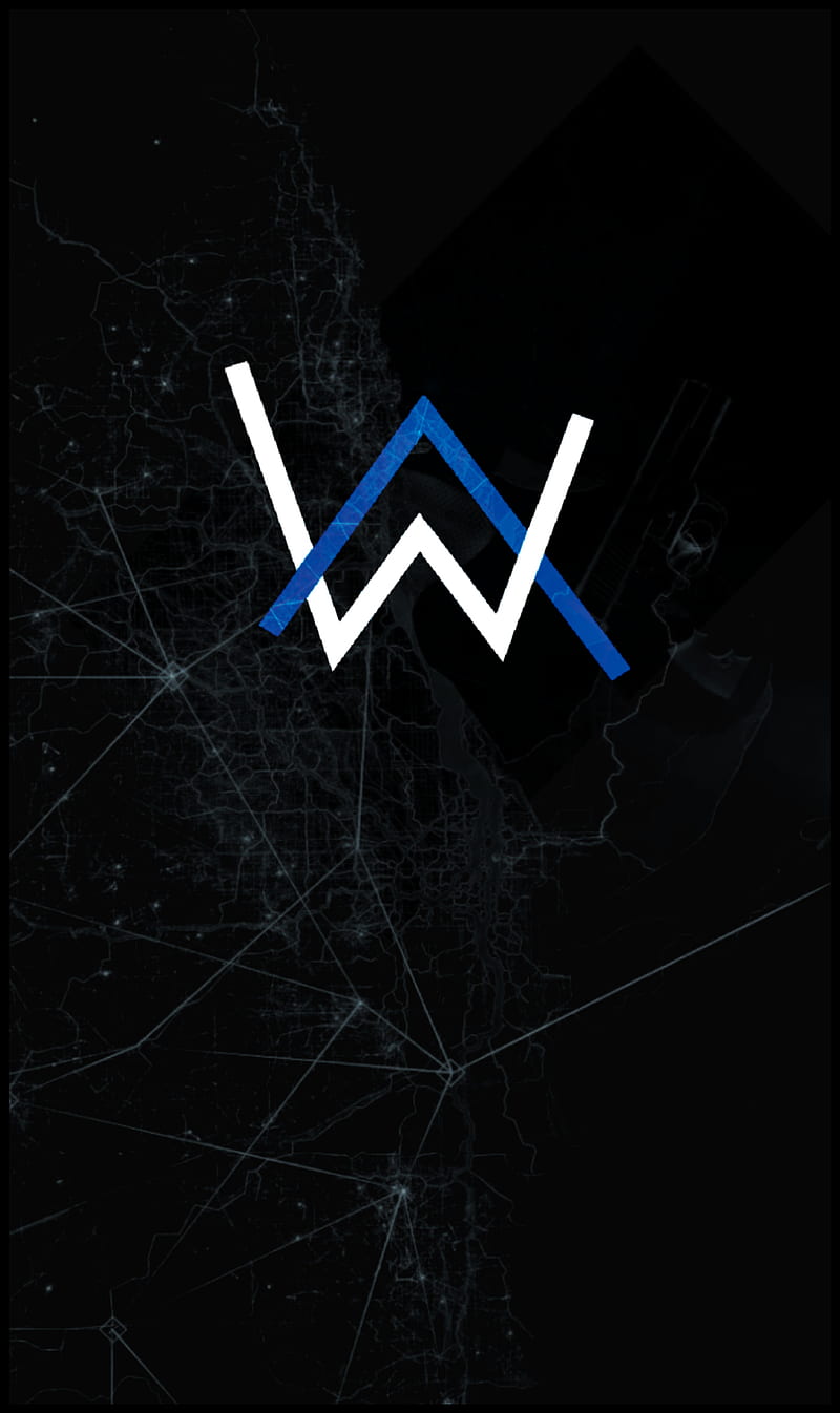 Alan Walker Logo, alanwalker, blue, creative, dark, picsart, HD ...