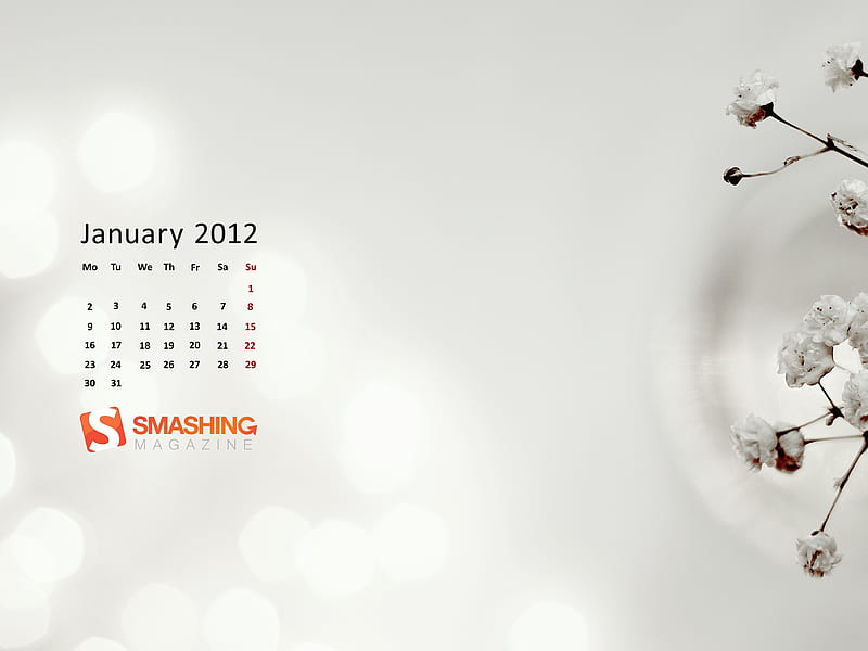 winter melancholy-January 2012 calendar themes, HD wallpaper