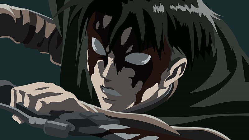 Anime, Minimalist, Attack On Titan, Levi Ackerman, HD wallpaper | Peakpx