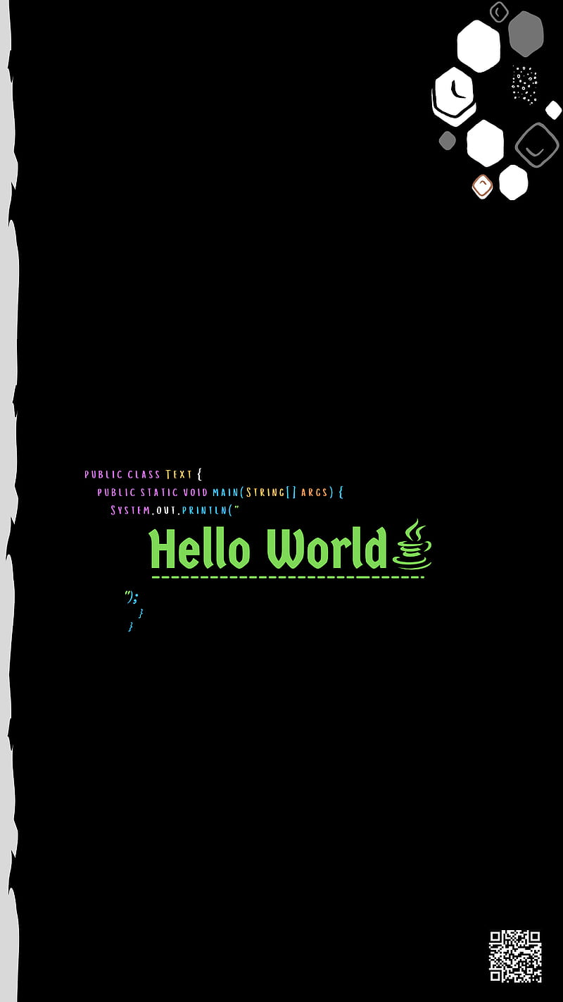 Coding, code, java, programmer, black, hello world, key, programming, quotes, HD phone wallpaper