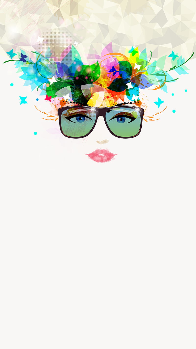 Lady In Sunglasses, Kiss, backdrop, background flower, backgrounds, beauty , cosmetics, elements, face, fashion floral background, floral, flower background, flowers, girl, glasses, human, illustration, make up, person, profile, silhouette, spring, template, woman, woman silhouettes, HD phone wallpaper