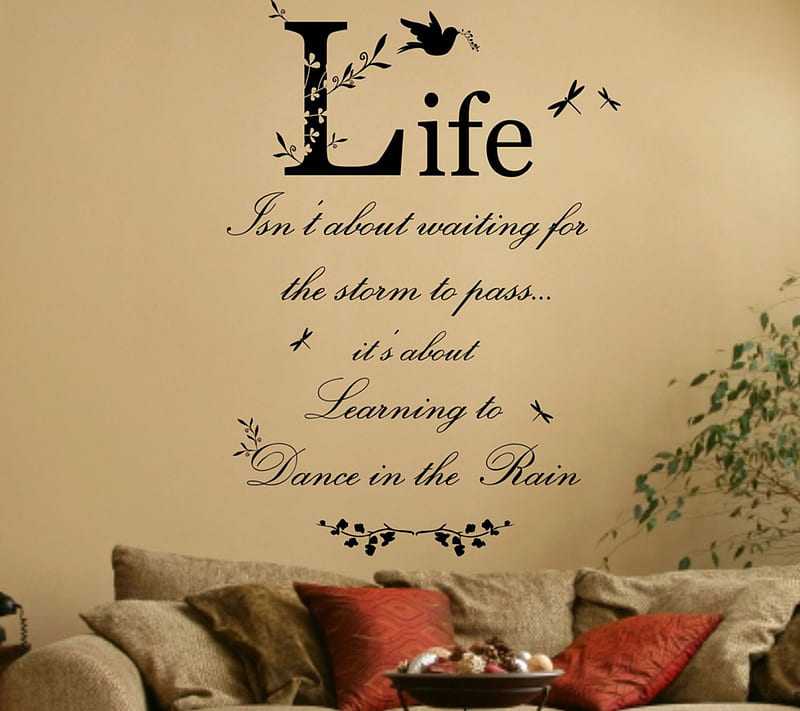 Life, cute, feelings, love, quote, HD wallpaper