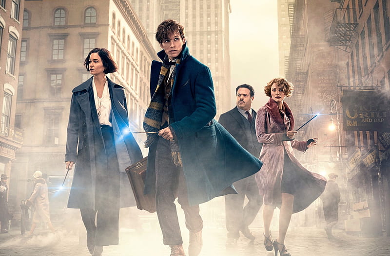 Fantastic Beasts and Where to Find Them (2016), fantasy, movie, actress, people, Eddie Redmayne, fantastic beasts ans where to find them, newt, actor, HD wallpaper