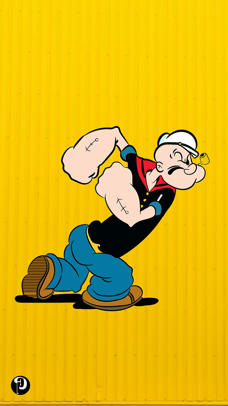 Popeye, amazing, cartoon, character, football, illustration, man, special,  vector, HD phone wallpaper | Peakpx