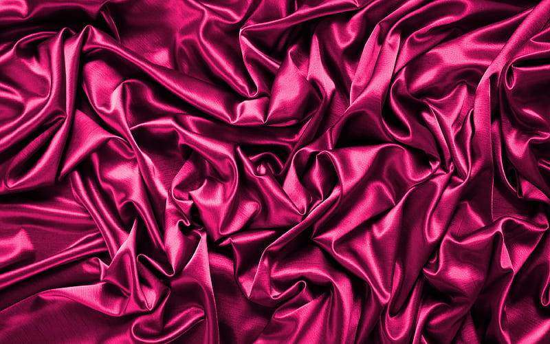 Pink satin background silk textures, satin wavy background, pink backgrounds,  HD wallpaper | Peakpx