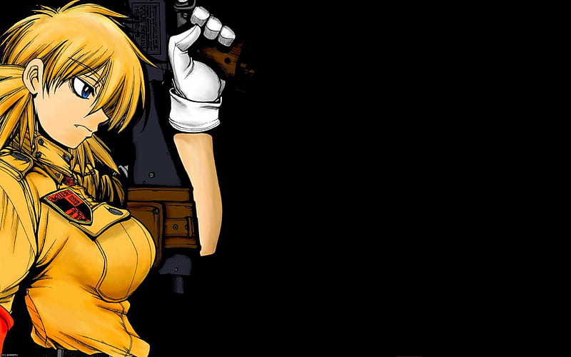 Download Strong And Fierce Seras Victoria - Hellsing Ultimate Anime  Character Wallpaper