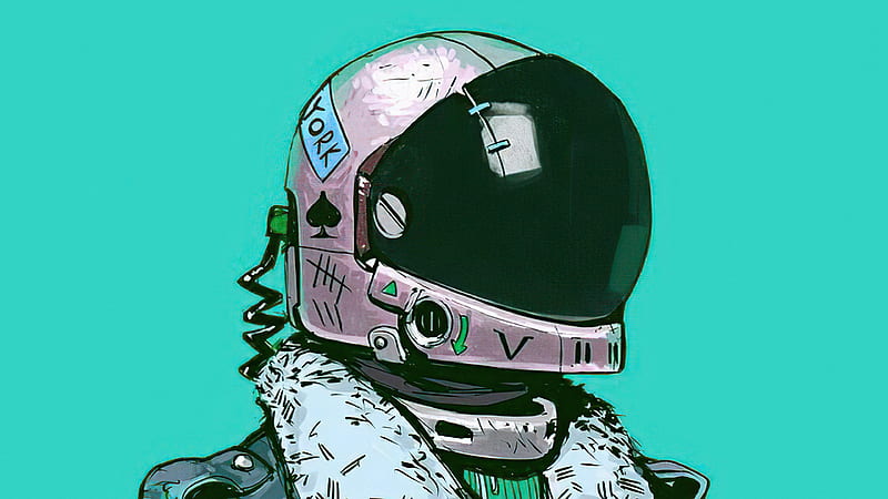 Astronaut Comic Art , astronaut, artist, artwork, digital-art, HD wallpaper