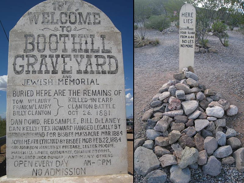 Boothill Cemetary, tombstone, lester moore, az, boothill, HD wallpaper