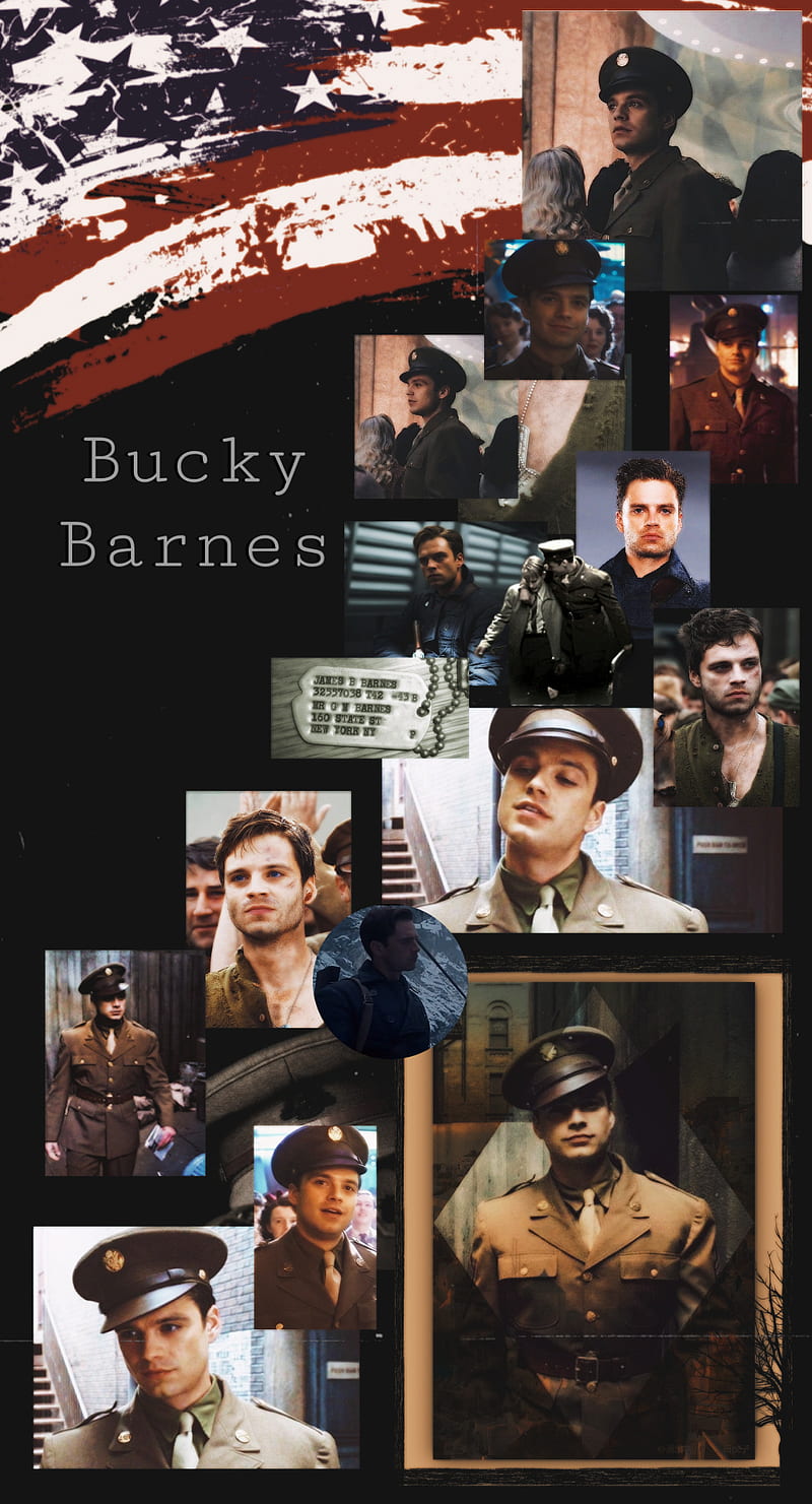 Bucky Barnes, avengers, captain america, civil war, marvel, white wolf, winter soldier, ww2, HD phone wallpaper