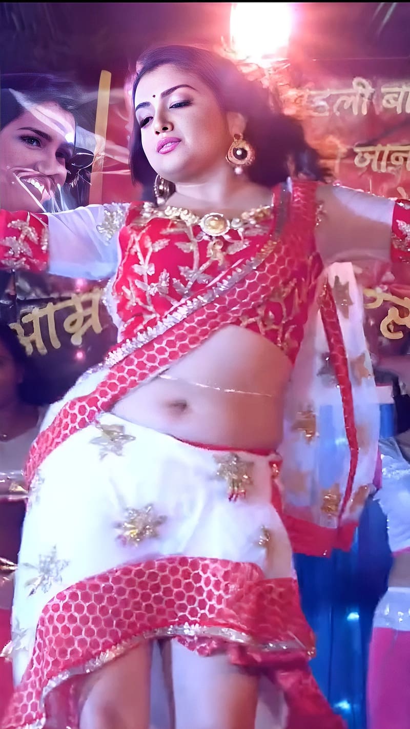 Amrapali Dubey, bhojpuri actress, navel, HD phone wallpaper