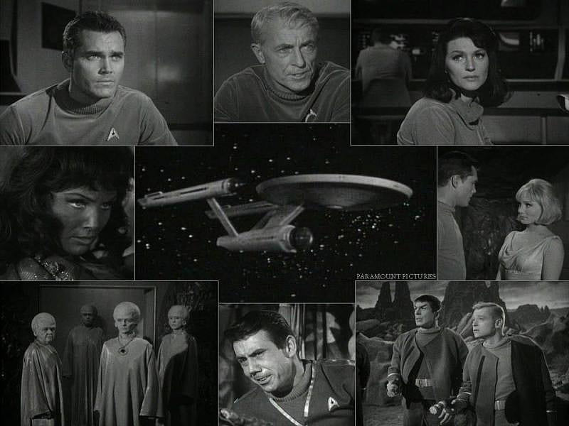 The Cage_BW_v2, pike, star trek collage, star trek, the cage, HD wallpaper