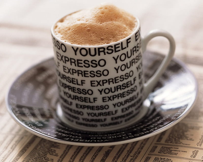 Creamy Espresso, kafe, drinks, one, on, coffee, cup, hot, paper, espresso, HD wallpaper