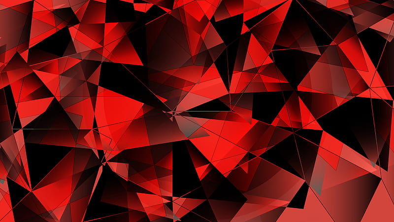 Red abstract background red geometric background red creative background  red paper background HD wallpaper  Peakpx