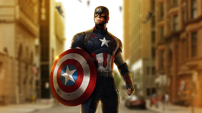 Avengers Age Of Ultron Captain America Artwork, captain-america, avengers, superheroes, artwork, digital-art, behance, HD wallpaper