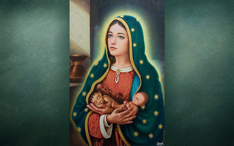 Mary - Mother of Unborn Babies, Mother, Mary, Virgin, unborn, Guadalupe, babies, HD wallpaper
