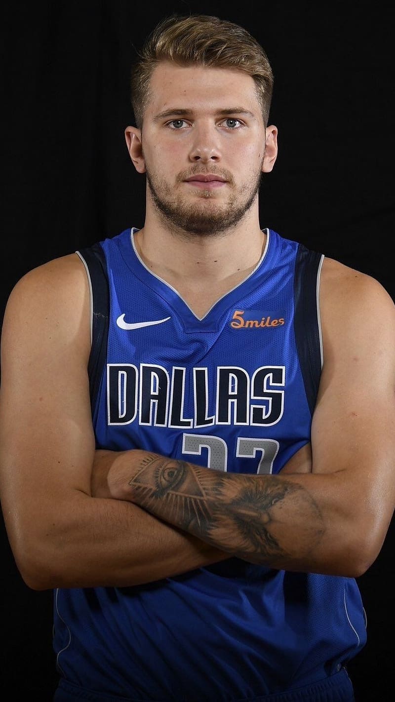 Luka Doncic, Front Face, sportsman, HD phone wallpaper