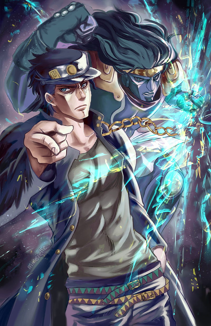 Live Wallpaper 4K Star Platinum (jotaro kujo stand) 