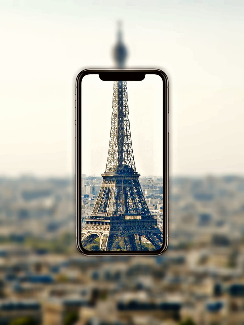 Paris Tower, abstract, blur, camera, energy, r, high, iphone, HD phone wallpaper