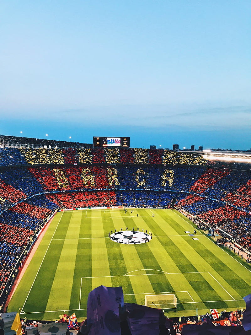 Camp Nou, barcelona, fc barcelona, football, futbol messi, neymar, spain, HD phone wallpaper