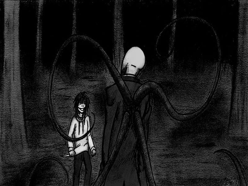 SLENDER Vs. Jeff the killer Round 3, jeff the killer, slenderman,  creepypasta, HD wallpaper | Peakpx